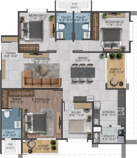 Sarang-by-Sumadhura-4bhk-floor-plan